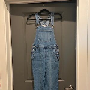 No Boundaries Light Blue Denim Overalls